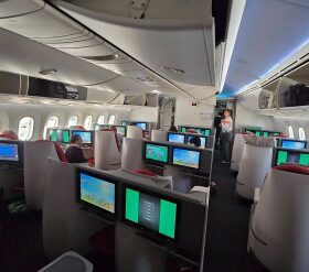 Airline Review: Ethiopian Airlines – Business Class (Boeing 787-9 with Lie Flat Seats) : Addis Ababa – Rome – Chicago (ET 574)